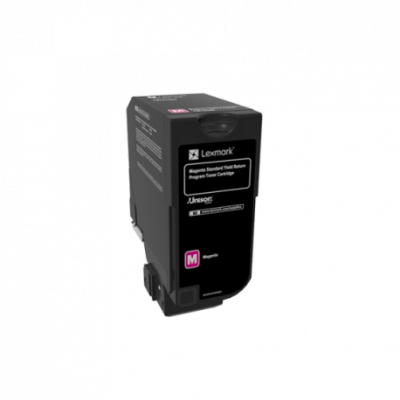 Тонер-картридж Lexmark LaserPrinter CS725 (цвет: пурпурный) [ресурс: 12 000 стр.] [артикул: 74C5HM0/74C5HME/74C0H30] /оригинальный/