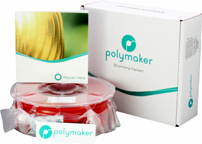 Проволока PolyLite PETG-пластик PolyMaker для печати на 3D-принтерах (диаметр нити: 1,75 мм, вес катушки: 1 кг, цвет: красный) Проволока PolyLite PETG-пластик PolyMaker для печати на 3D-принтерах (диаметр нити: 1,75 мм, вес катушки: 1 кг, цвет: красный)