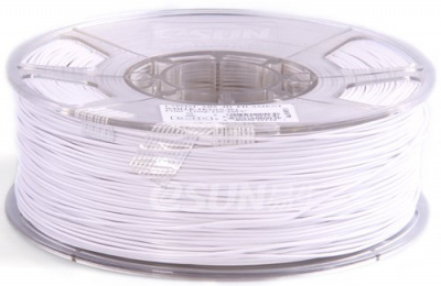 Проволока ABS+ ESUN для печати на 3D-принтерах (диаметр нити: 1,75 мм, вес катушки: 1 кг, цвет: белая) Проволока ABS+ ESUN для печати на 3D-принтерах (диаметр нити: 1,75 мм, вес катушки: 1 кг, цвет: белая)