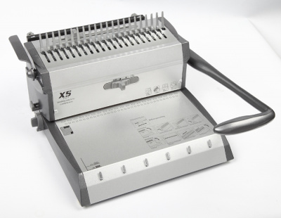 Брошюровщик для пластиковых и металлических пружин Bulros X5 (до 20 листов)