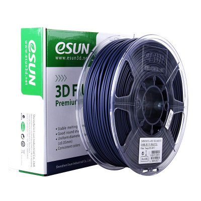 Проволока PLA+ ESUN для печати на 3D-принтерах (диаметр нити: 1,75 мм, вес катушки: 1 кг, цвет: темно-синий) Проволока PLA+ ESUN для печати на 3D-принтерах (диаметр нити: 1,75 мм, вес катушки: 1 кг, цвет: темно-синий)