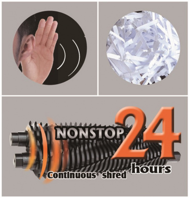 Уничтожитель (шредер) бумаги Bulros 7301C (размер частицы 3х25 мм)