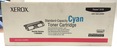 Тонер-картридж Xerox Phaser 6120/6115 MFP (голубой) [1500 страниц] [артикул 113R00689] /Оригинальный/ [R]