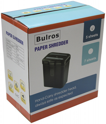 Уничтожитель (шредер) бумаги Bulros ST-165C (размер частицы 4х30 мм)
