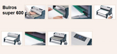 Зажимщик автоматический Bulros Super 600 для металлической пружины (3:1, 2:1) /Электрический/