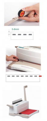 Брошюровщик для пластиковых пружин Bulros S60 (до 500 листов)