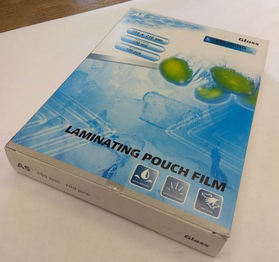 Пленка для ламинирования A5 (154х216мм, 2х150мкм, 100шт/уп) глянцевая /LF/ Пленка для ламинирования A5 (154х216мм, 2х150мкм, 100шт/уп) глянцевая /LF/