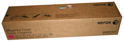 Тонер-картридж Xerox DC 240/250/242/252/260 (цвет: пурпурный) [ресурс: 2 х 34000 стр.] [артикул: 006R01451] /оригинальный/
