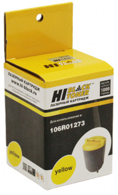 Тонер-картридж Xerox Phaser 6110 (жёлтый) [1000 стр.] [HB-106R01273] /Hi-Black/