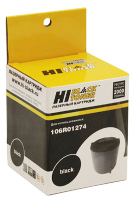Тонер-картридж Xerox Phaser 6110 (чёрный) [2000 стр.] [HB-106R01274] /Hi-Black/