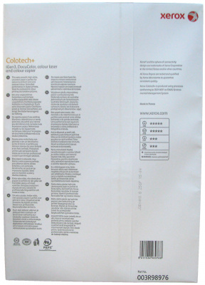 Бумага для лазерной печати Xerox Colotech Plus A3 (250 г/кв.м, 297x420 мм, 250 л/пач) [арт. 003R98976]