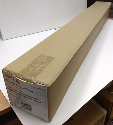Фотобумага Xerox Photo Paper Super Glossy (глянцевая) с двусторонним покрытием 42" (1067 мм х 30 м, 190 г/кв.м, втулка 50,8 мм) [артикул 450L90542] [R]