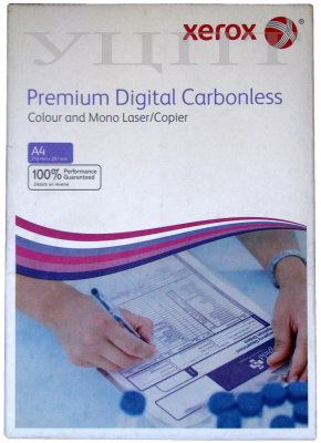 Бумага самокопирующаяся Xerox Premium Digital Carbonless (2-х страничный набор: белый + желтый листы) A4 (79+82 г/кв.м, 210x297 мм)  [арт. 003R99105]
