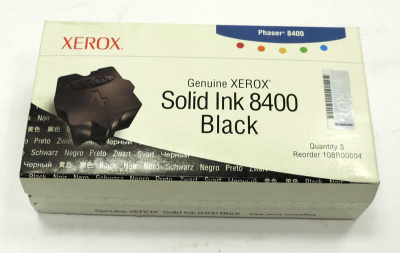 108R00604 Картридж твердочернильный (3шт/уп) Xerox Phaser 8400 (черный) [3400 страниц] [R]