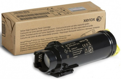 Тонер-картридж Xerox Phaser 6510/ WC 6515 (цвет: жёлтый) [ресурс: 1 000 стр.] [артикул: 106R03483] /оригинальный/