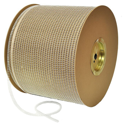 Металлические пружины для переплета в бобине 6,4 мм белые (1/4", шаг 3:1, 92000 петель)