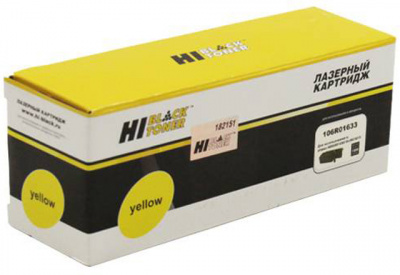 Тонер-картридж Xerox Phaser 6000/6010/WC6015 (жёлтый) [1000 стр.] [HB-106R01633] /Hi-Black/