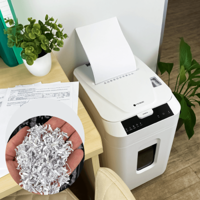 Уничтожитель (шредер) бумаги ГЕЛЕОС АП 40-5 с автоподачиком (размер частицы 1,9х12 мм)