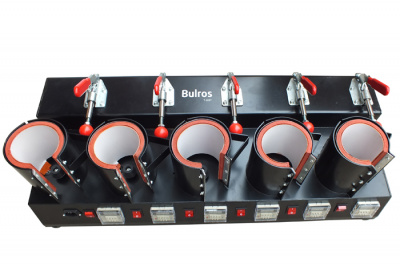 Термопресс на 5 кружек Bulros T-205T (диаметр кружки 75-90 мм)