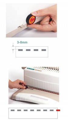 Брошюровщик для пластиковых пружин Bulros S68 (до 500 листов)