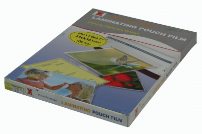 Пленка для ламинирования A4 (216х303мм, 2х100мкм, 100шт/уп) матовая /Royal/ Пленка для ламинирования A4 (216х303мм, 2х100мкм, 100шт/уп) матовая /Royal/