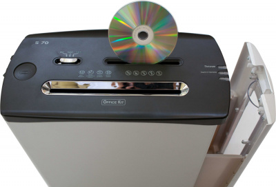 Уничтожитель (шредер) бумаги Office Kit S70 (размер частицы 4х35 мм)
