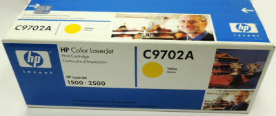 C9702A Тонер-картридж HP CLJ 1500/2500 (желтый) [4000 страниц] /Оригинальный/ [R]