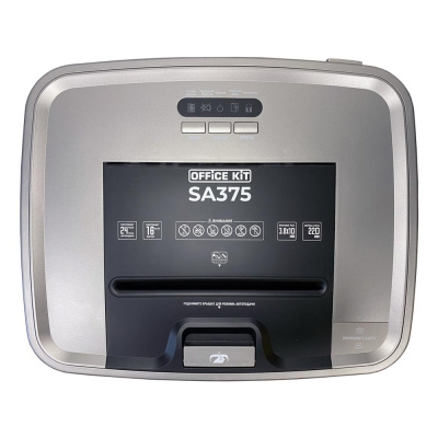 Уничтожитель (шредер) бумаги Office Kit SA375 с автоподатчиком (размер частицы 3.8х10 мм)