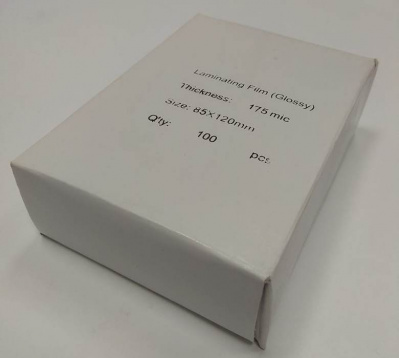 Пленка для ламинирования (85х120мм, 2х175мкм, 100шт/уп) глянцевая /LF/