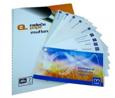 Бумага самоклеящаяся Muflon (430х610 мм, насечки на подложке - 35 мм)