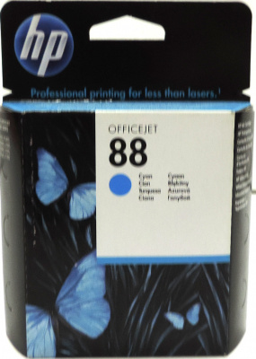C9386AE Картридж №88 HP OfficeJet Pro K550/5400/8600/ L7400/7480/7580/90/7680/7780 (голубой) [10мл] [R]