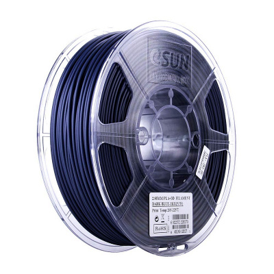 Проволока PLA+ ESUN для печати на 3D-принтерах (диаметр нити: 1,75 мм, вес катушки: 1 кг, цвет: темно-синий) Проволока PLA+ ESUN для печати на 3D-принтерах (диаметр нити: 1,75 мм, вес катушки: 1 кг, цвет: темно-синий)