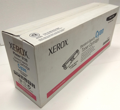 Тонер-картридж Xerox Phaser 6120/6115 MFP (голубой) [1500 страниц] [артикул 113R00689] /Оригинальный/ [R]