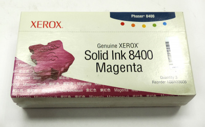 108R00606 Картридж твердочернильный (3шт/уп) Xerox Phaser 8400 (пурпурный) [3400 страниц] [R]
