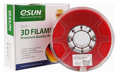 Проволока PETG-пластик ESUN для печати на 3D-принтерах (диаметр нити: 1,75 мм, вес катушки: 1 кг, цвет: алый) Проволока PETG-пластик ESUN для печати на 3D-принтерах (диаметр нити: 1,75 мм, вес катушки: 1 кг, цвет: алый)