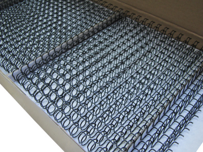 Металлические пружины для переплета в нарезке 14,3 мм черные (9/16", шаг 3:1, 34 петли, 100 шт/уп) Металлические пружины для переплета в нарезке 14,3 мм черные (9/16", шаг 3:1, 34 петли, 100 шт/уп)