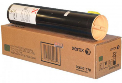 Тонер-картридж XEROX WCP 7228/35/45/ 7328/35/45/46/ C2128/2636/3545 (цвет: жёлтый) [ресурс: 16 000 стр.] [артикул: 006R01178] /оригинальный/