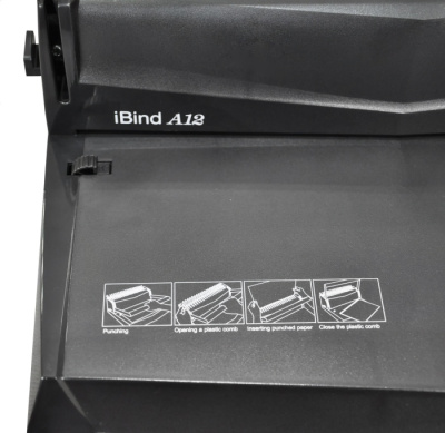 Брошюровщик для пластиковых пружин iBind A12 (до 12 листов)