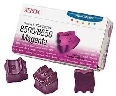 Чернила Xerox Phaser 8500/8550 (цвет: пурпурные) [ресурс: 3 х 1000 стр.] [артикул: 108R00670] /оригинальные/