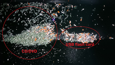 Уничтожитель (шредер) бумаги Bulros 5706HDU (размер частицы 1х2 мм)