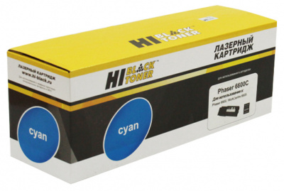 Тонер-картридж Xerox Phaser 6600/WC 6605 (голубой) [6000 стр.] [HB-106R02233] /Hi-Black/