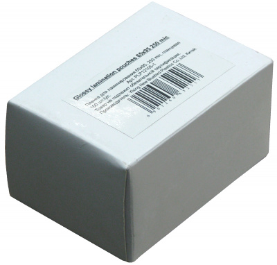 Пленка для ламинирования (65х95мм, 2х250мкм, 100шт/уп) глянцевая /LF/