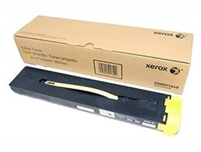Тонер-картридж Xerox Versant 80/180/280 (цвет: желтый) [ресурс: 22 000 стр.] [артикул: 006R01649] /оригинальный/
