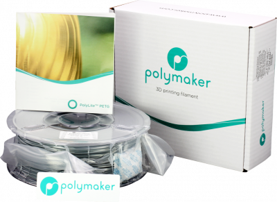 Проволока PolyLite PETG-пластик PolyMaker для печати на 3D-принтерах (диаметр нити: 1,75 мм, вес катушки: 1 кг, цвет: серый) Проволока PolyLite PETG-пластик PolyMaker для печати на 3D-принтерах (диаметр нити: 1,75 мм, вес катушки: 1 кг, цвет: серый)