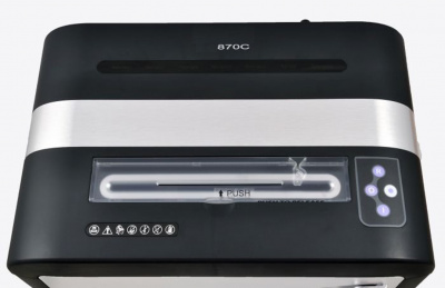 Уничтожитель (шредер) бумаги Bulros 870C (размер частицы 2х10 мм)