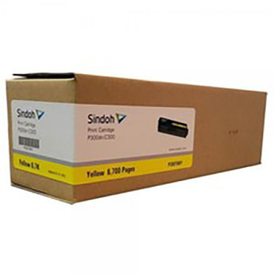 Тонер-картридж Sindoh C300/P300dn (цвет: желтый) [ресурс: 6 700 стр.] [артикул:P300T6KY-W] /оригинальный/