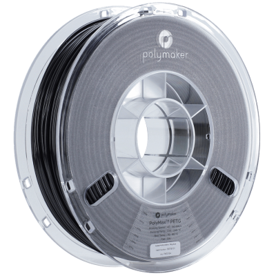 Проволока PolyMax PETG-пластик PolyMaker для печати на 3D-принтерах (диаметр нити: 1,75 мм, вес катушки: 0,75 кг, цвет: черный) Проволока PolyMax PETG-пластик PolyMaker для печати на 3D-принтерах (диаметр нити: 1,75 мм, вес катушки: 0,75 кг, цвет: черный)