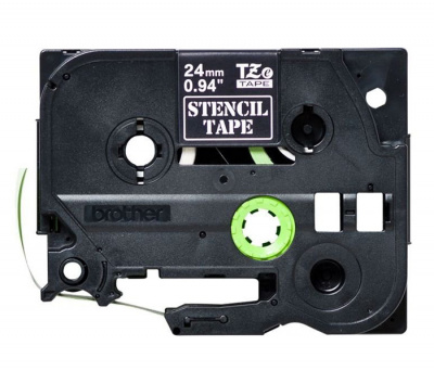 Лента STE151 ламинированная трафаретная Brother (размер: 24мм х 3м) [артикул: STE-151] /оригинальная/