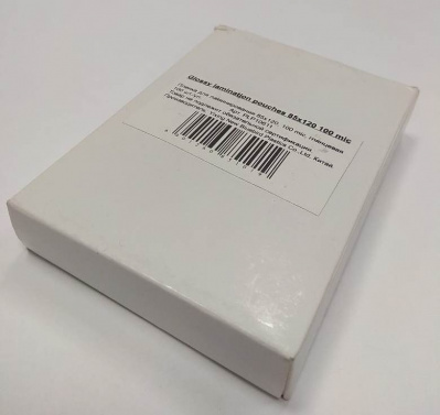 Пленка для ламинирования (85х120мм, 2х100мкм, 100шт/уп) глянцевая /LF/