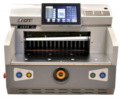 Гильотина электрическая напольная Boway BW-4908 V9 (длина реза 490 мм)